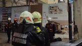 Derrumbe en Caballito: murió una mujer y bomberos buscan gente atrapada entre los escombros