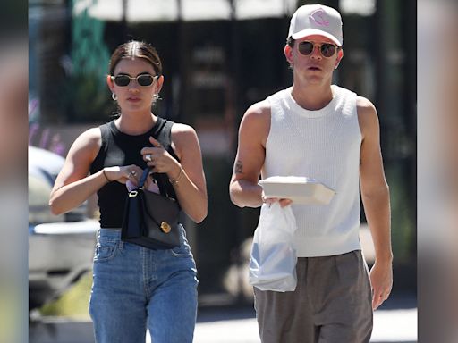 Rob Lowe's son John looks just like his famous dad during outing with Lucy Hale