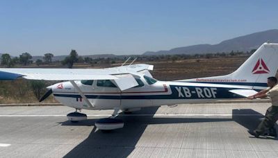 Todo quedó en un susto: Avioneta aterriza de emergencia en macrolibramiento de Jalisco