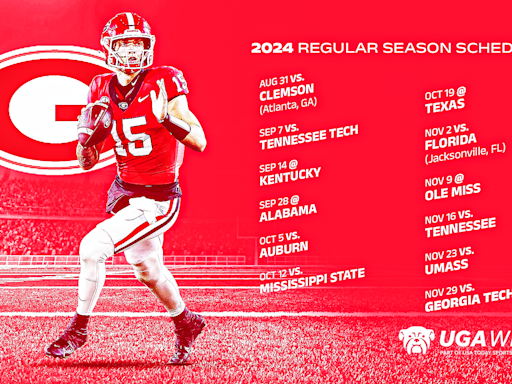 Downloadable 2024 Georgia Bulldogs football schedule