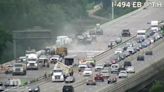 Semi's spilled load causes significant delays on I-494 in southeast metro