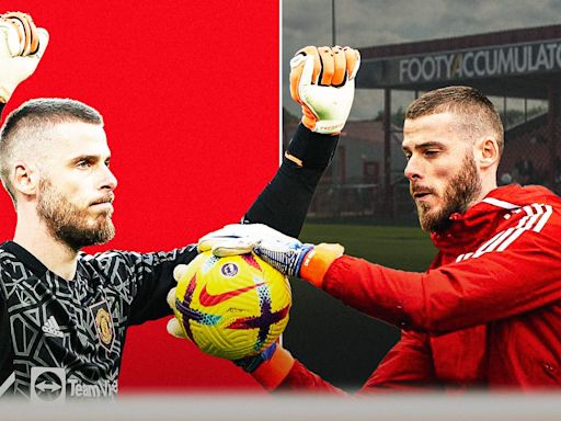 Ex-Manchester United keeper David De Gea hints at comeback by training at an English club