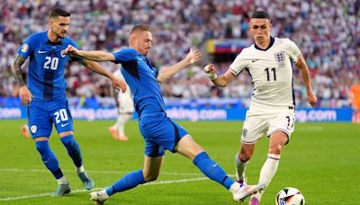 England top group at Euro 2024 after draw against Slovenia