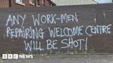 Welcome Organisation: Threatening graffiti appears near homeless charity