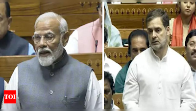 Rahul Gandhi's no-holds-barred attack on BJP, PM Modi amid new Lok Sabha power dynamics | India News - Times of India