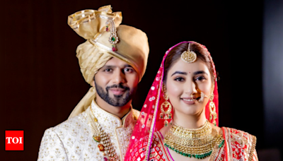 Rahul Vaidya pens a heartfelt note for wife Disha Parmar for their third anniversary; also thanks her for this special reason | - Times of India