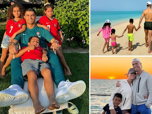 Meet Cristiano Ronaldo's six lookalike children and their mothers