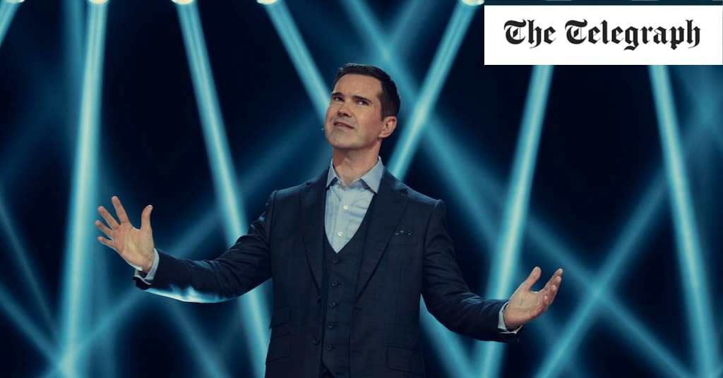 Jimmy Carr, Laugh Funny: an up-yours to civility – delivered with AI joke-bot efficiency