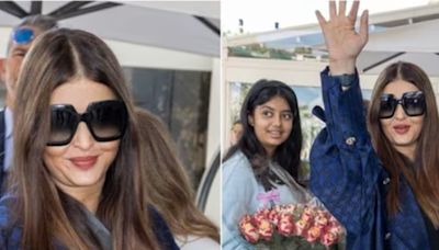 Cannes 2024: Veteran Aishwarya Rai Bachchan Graces the French Riviera with Daughter Aaradhya - Watch