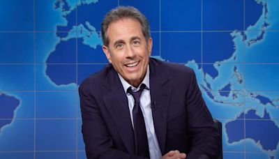 Jerry Seinfeld Drops by 'SNL' to Give Ryan Gosling Advice for Press Tours