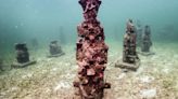 Un museo submarino protege a los corales en el Caribe colombiano