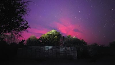 Las auroras boreales iluminan la noche de México