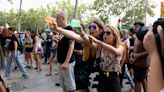 Anti-tourism protesters target diners with water guns in Barcelona