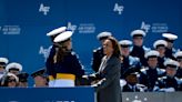 Harris addresses US Air Force Academy graduates near 80th D-Day anniversary