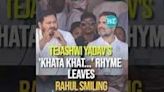 Tejashwi Yadav's 'Khata Khat...' Rhyme Leaves Rahul Smiling - #LokSabhaPolls