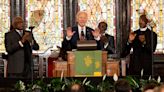 A Black church was the perfect place for Biden - and protesters - to speak out | Opinion