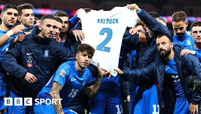 George Baldock death: Greece players pay tribute after historic win over England