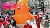 Donald Trump baby blimp inflated again to establish ‘how best to preserve it’