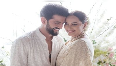 Newlyweds Sonakshi Sinha, Zaheer Iqbal share beautiful wedding pics post private ceremony with family - CNBC TV18