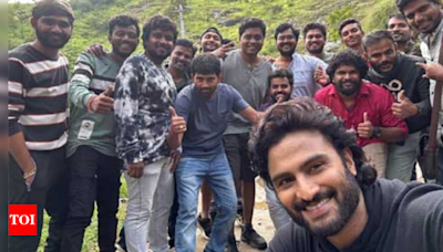 Throwback: When Sudheer Babu announced 'Maa Nanna Superhero' wrap and shared BTS pics from the sets | - Times of India