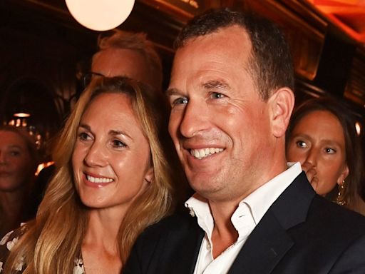 Peter Phillips and girlfriend Harriet Sperling support Queen Camilla's son at special event