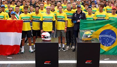 Ayrton Senna y Ratzenberger, homenajeados por pilotos de F1