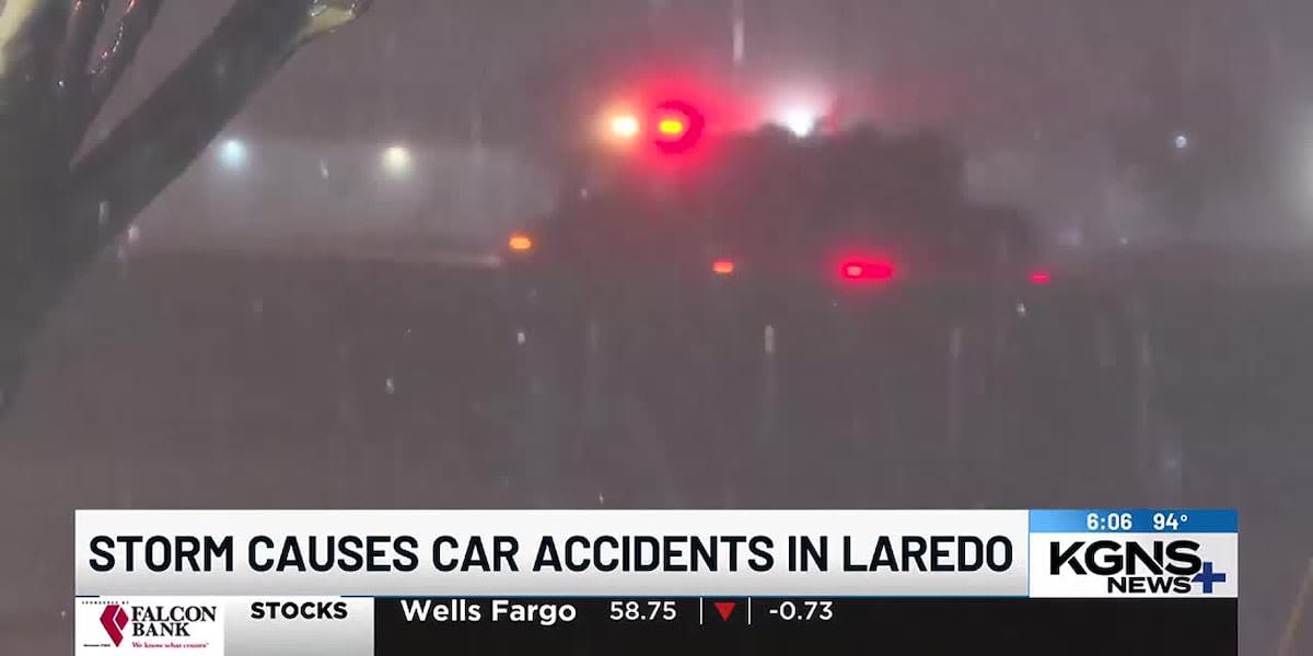 Drivers stranded as storm hits Laredo Tuesday night