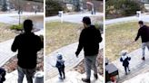Toddler yells at jogger to slow down in hilarious TikTok