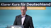CDU-Chef Merz weist Spekulationen über mögliche Koalitionen entschieden zurück
