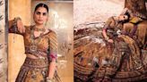 Isha Ambani wears vintage style traditional lehenga by Delhi Vintage Co. on Anant and Radhika's pre-wedding function