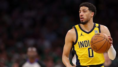 Tyrese Haliburton's status unknown after Pacers star left Game 2 with hamstring injury