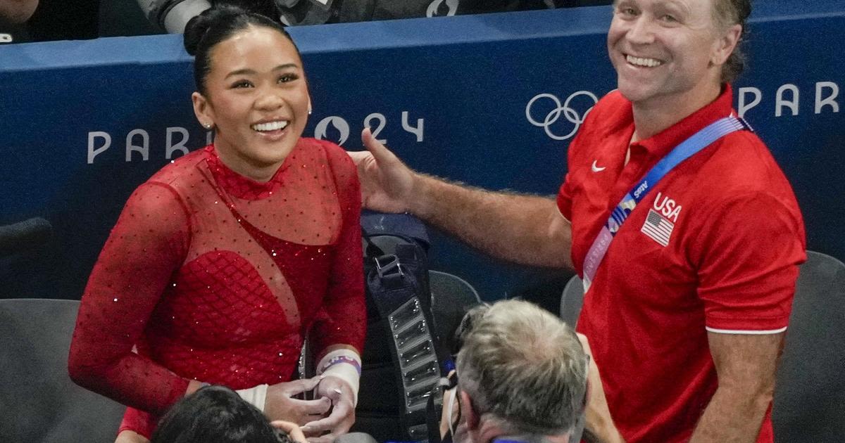 Suni Lee wins bronze in the uneven bars final at the Paris Olympics