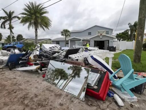 Florida Man Rejects Hurricane Milton Evacuation, Insists On Staying In His Boat | Video