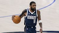 Dallas Mavericks Kyrie Irving Hands Out Basketball Tips on Vacation in Greece