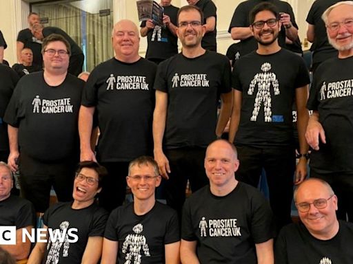 Peterborough men 'sing their hearts out' for prostate cancer charity