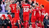 Liverpool show support for Luis Diaz in victory over Nottingham Forest