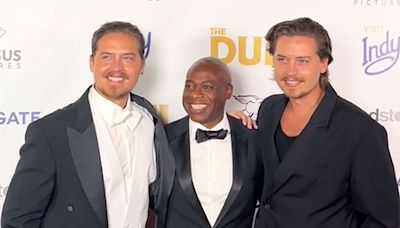 Suite Life Reunion: Dylan and Cole Sprouse Share Laughs and Air Punches with Phill Lewis at 'The Duel' Premiere