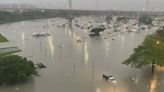 雨彈轟炸兩天 河水暴漲淹雙北河濱公園