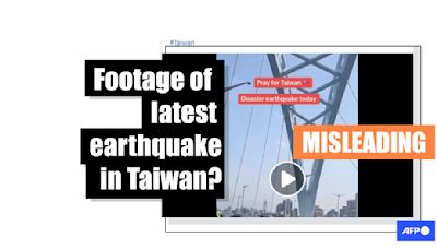 Compilation of old disaster clips unrelated to recent earthquake in Taiwan on April 22, 2024