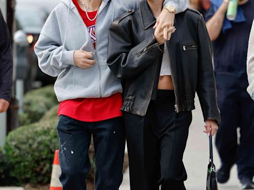 Hailey Bieber Made Her First Outing Post-Baby Reveal in Her Favorite Cool Girl Essentials