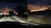 Un gran incendio forestal se reportó en Corrientes y los brigadistas intentan impedir la expansión del fuego