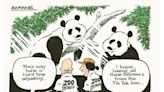 Editorial cartoon: Panda influencer
