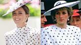 Kate Middleton Recreates Princess Diana's Polka Dot Outfit While Wearing Late Royal's Earrings