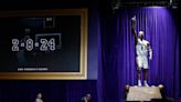 Kobe Bryant’s wife Vanessa emotionally unveils statue of late LA Lakers legend