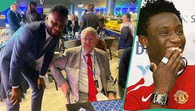 "Has he forgiven him": Images of Obi Mikel and Sir Alex at UCL final goes viral