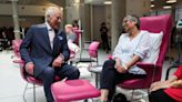 King Charles returns to public work with a visit to a London cancer center