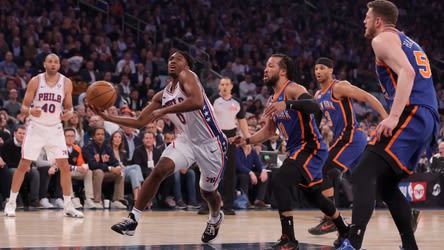 Knicks' seven-man rotation flames out against 76ers in Game 5 OT loss