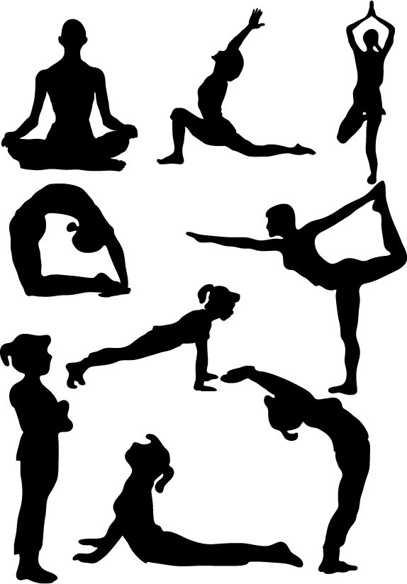 Clip Art Yoga Poses - Cliparts.co