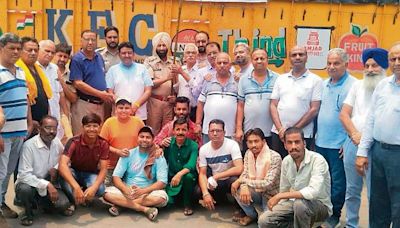 Seven trucks flagged off with ration for langar at Amarnath