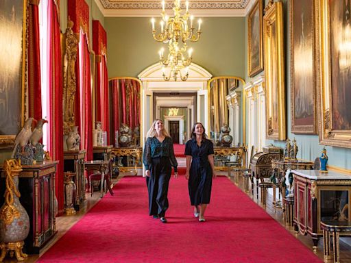 Buckingham Palace is opening up the room behind its famous balcony to the public for the first time